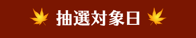 抽選対象日