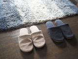 自宅でスリッパ