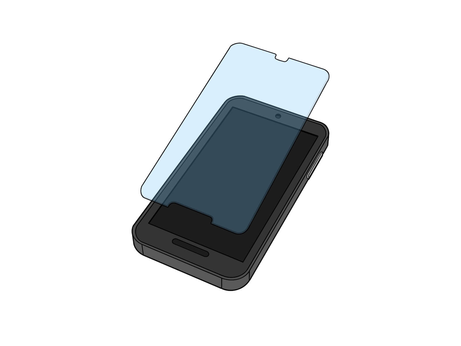 スマホ画面保護してる?