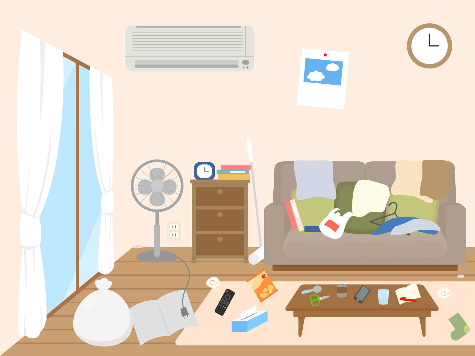 部屋の片付け、あなたは得意？